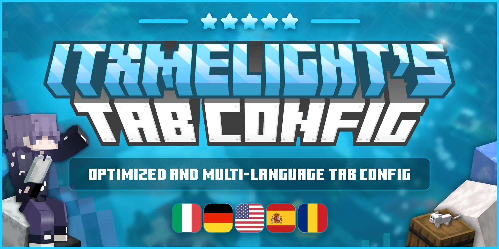 ItxMeLight TAB Config published Minecraft configuration artwork